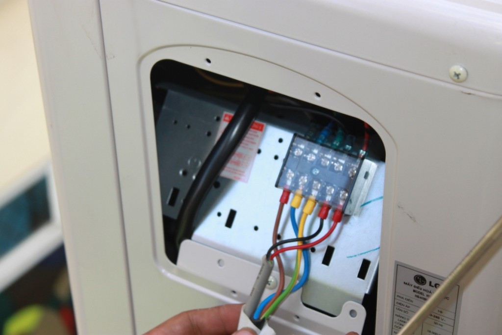 Installing Airconditioner for UK Embassy